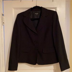 Le Suit Separates Pinstripe Dress Blazer